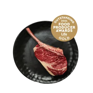 30-44 day Dry Aged Bone in Ribeye - Tomahawk Steak