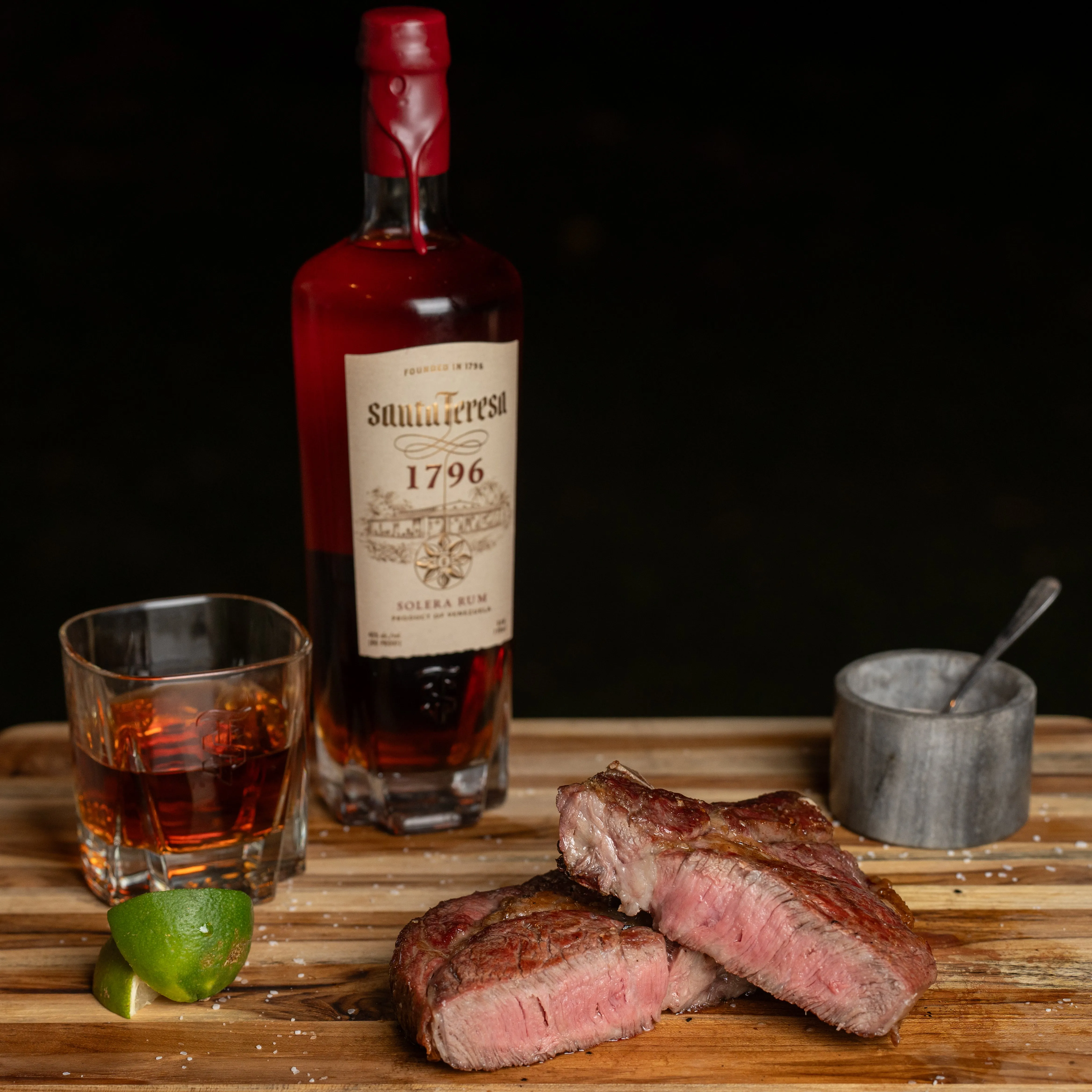 60 Day Dry Aged Bone-In Ribeye Aged Infused With Santa Teresa Rum