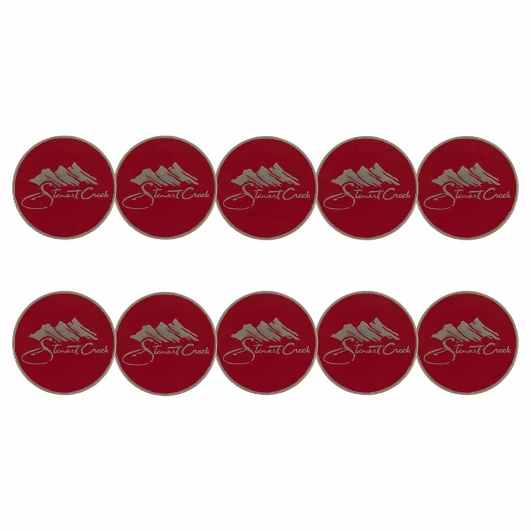ahead - Stewart Creek Golf & Country Club Ball Markers (BM4R STEW - RED)