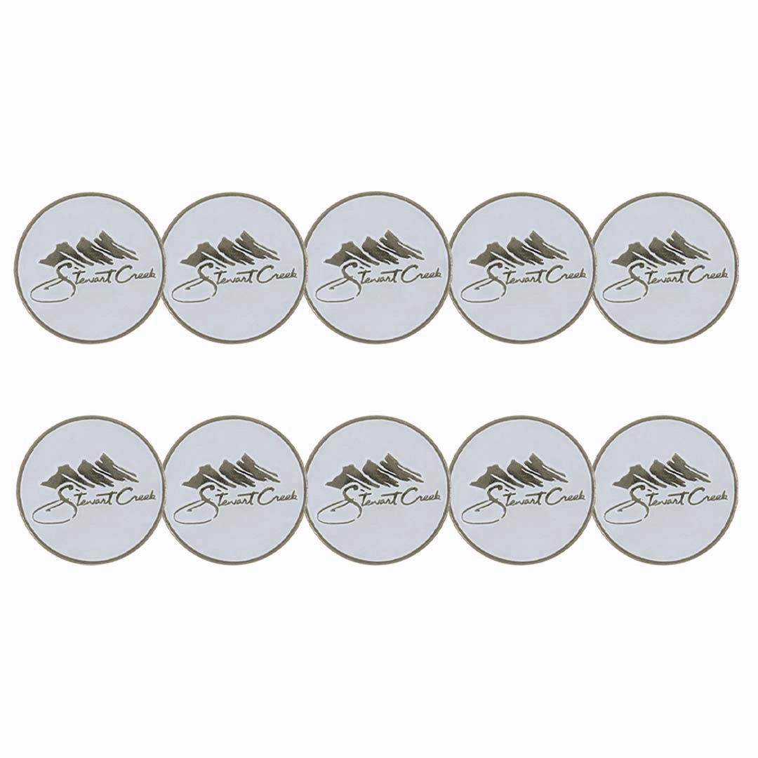 ahead - Stewart Creek Golf & Country Club Ball Markers (BM4R STEW - WHT)