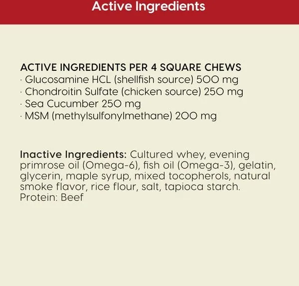 Ark Naturals Sea Mobility Joint Rescue Beef Recipe Jerky Treats