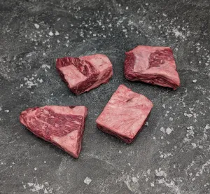 Boneless Short Rib Cube (4 Pack) | Wagyu BMS7 