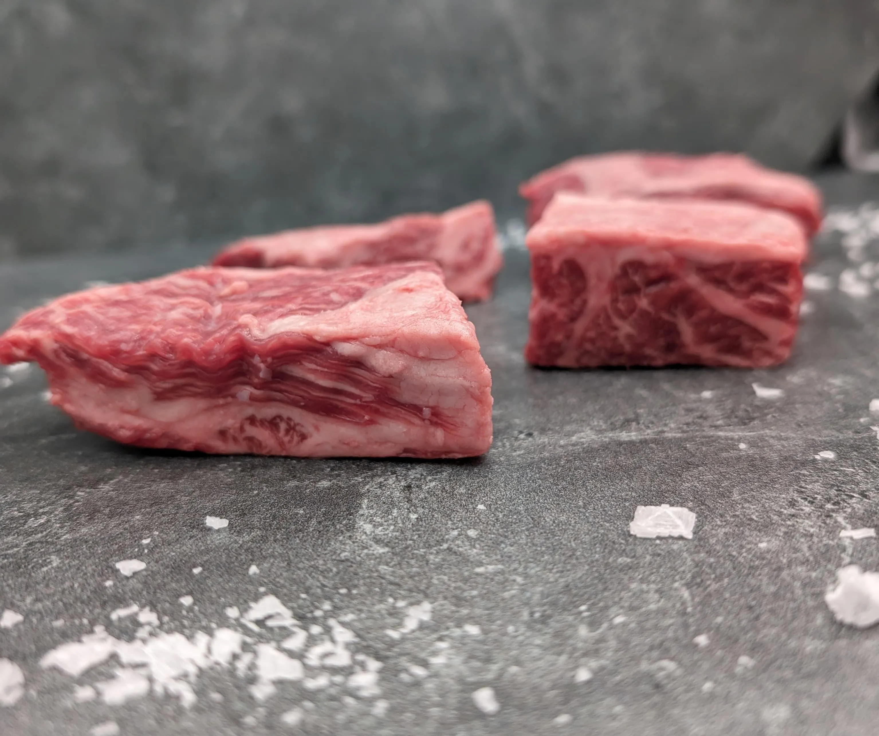 Boneless Short Rib Cube (4 Pack) | Wagyu BMS7 