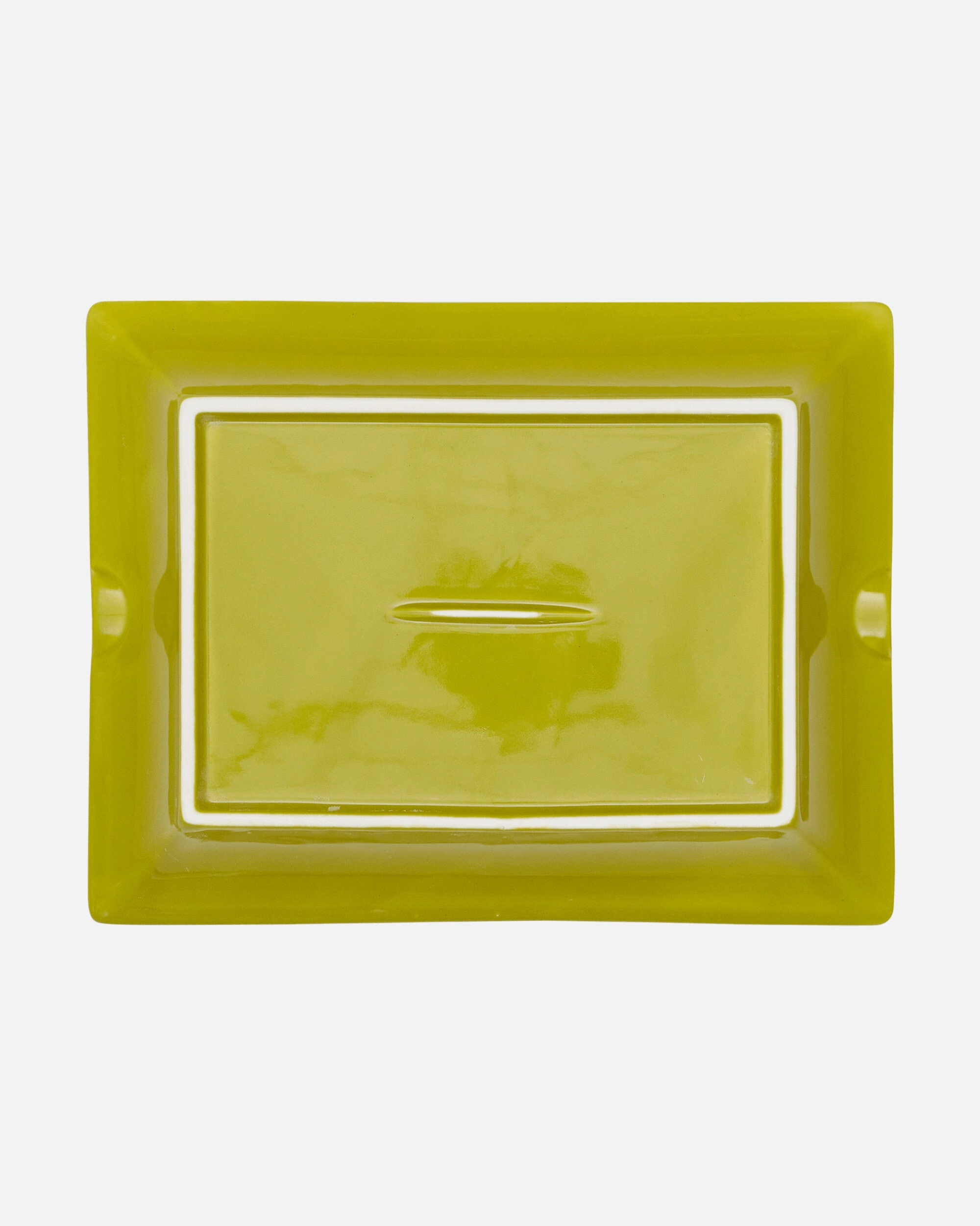 Ceramic Logo Ashtray Green