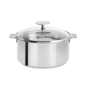 Cristel Mutine Removable Handle - 4 Qt. Stew Pan w/Lid