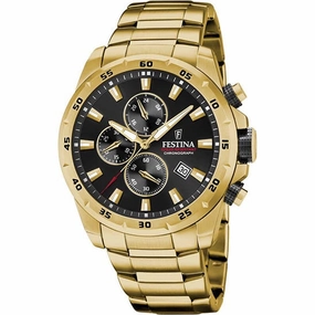 Festina Chrono Sport Stainless Steel Chronograph Mens Watch I Model F20541/4 Quartz Movement