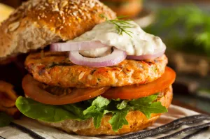 Gourmet Salmon Burger Patties (4/Pack)
