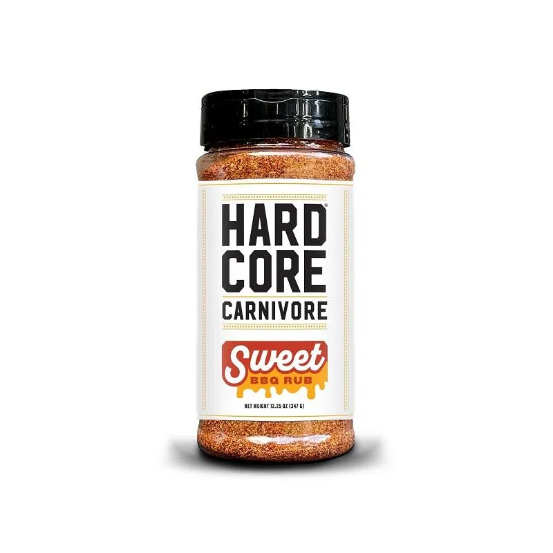 Hardcore Carnivore Sweet BBQ Rub - 12.25oz