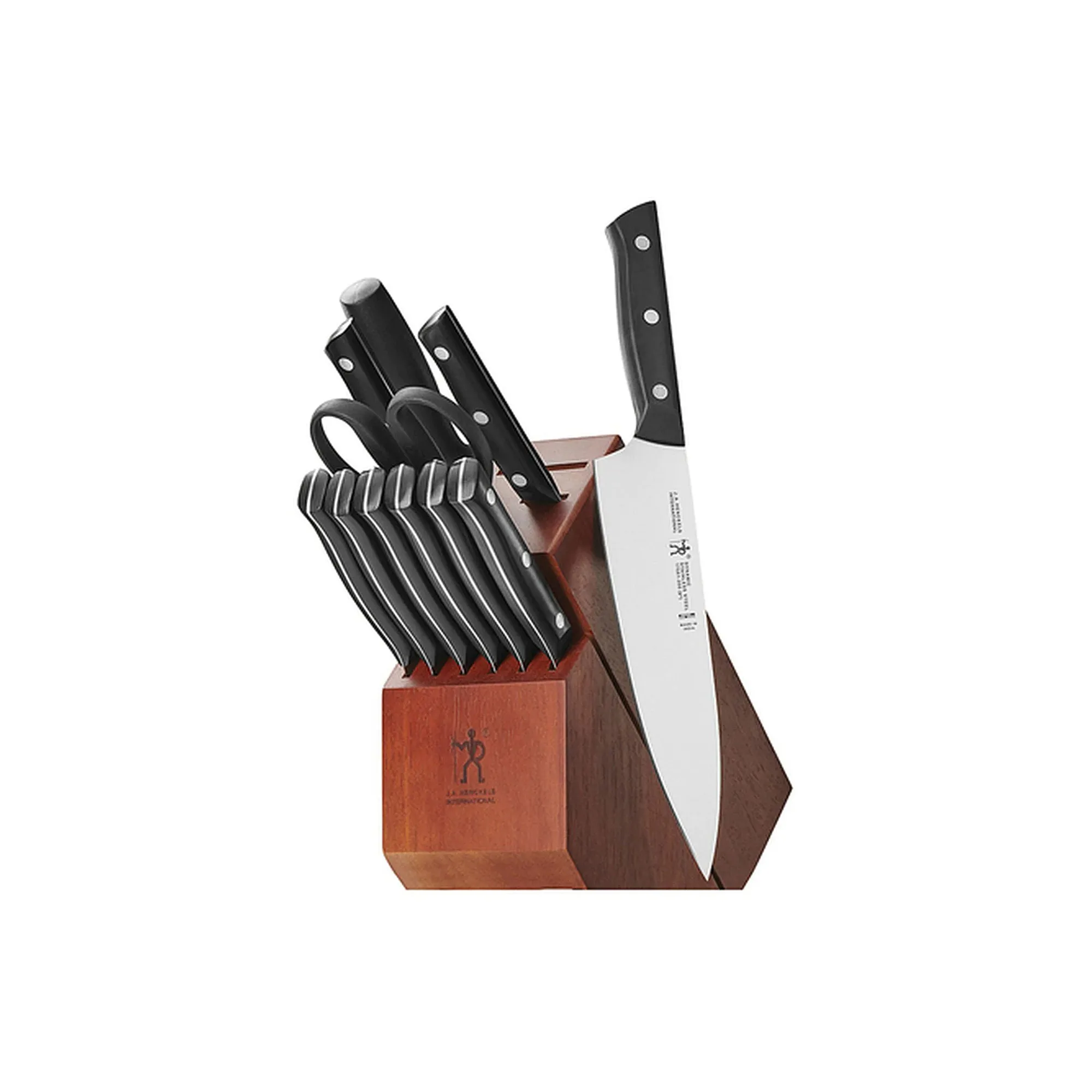 Henckels 17571-012 Kitchen Dynamic Knife Block Set, Multicolor (12 Pcs)