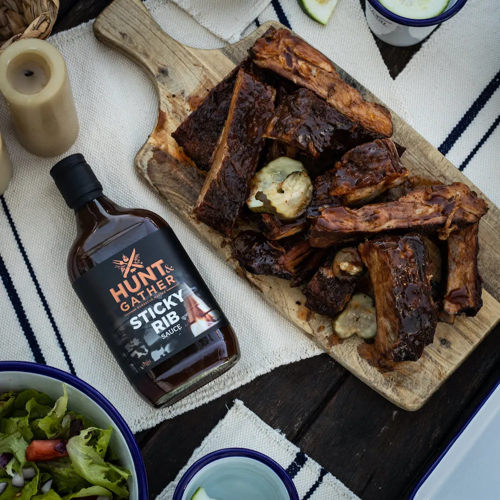 Hunt & Gather Sticky Rib BBQ Sauce 375ML
