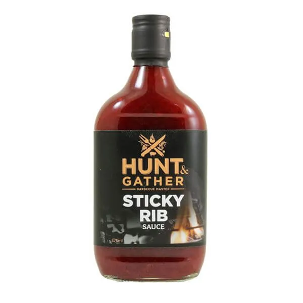Hunt & Gather Sticky Rib BBQ Sauce 375ML
