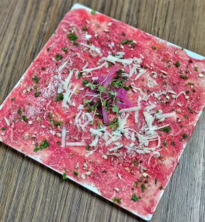 Japanese Olive Wagyu Beef Carpaccio | A5 Sanuki