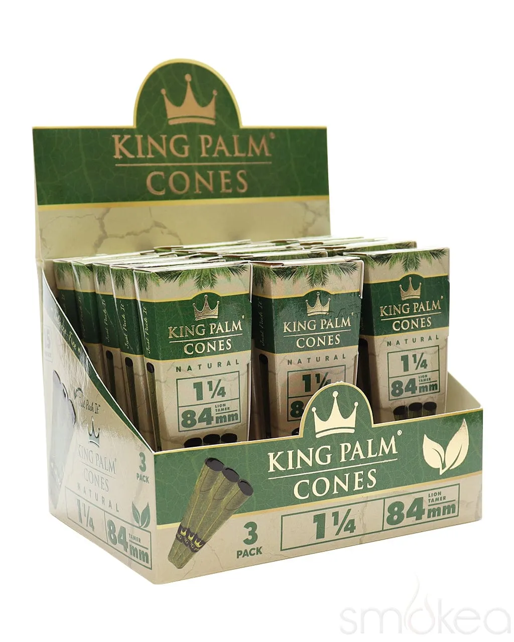 King Palm 1 1/4 Pre-Rolled Palm Cones (3-Pack)