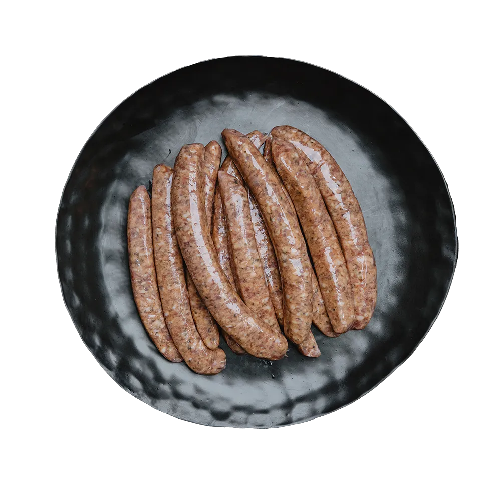 Lamb Honey, Mint & Rosemary Chipolata Sausages (approx 500g)