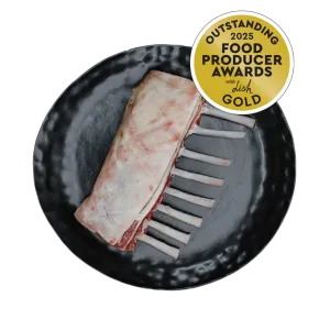 Lamb Rack -Cap On (8 ribs) (Frozen)
