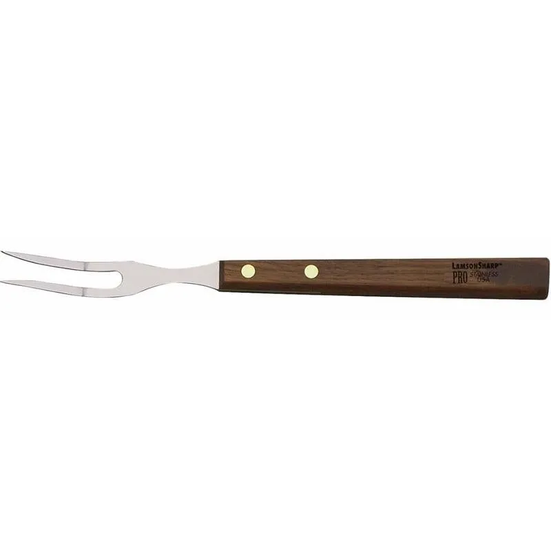 Lamson 10" 2-Tine Granny Fork Walnut Handle