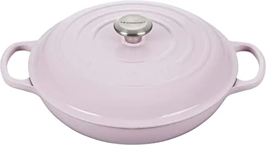 Le Creuset 3 1/2 Qt. Signature Braiser w/Stainless Steel Knob - Shallot- Personalized Engraving Available