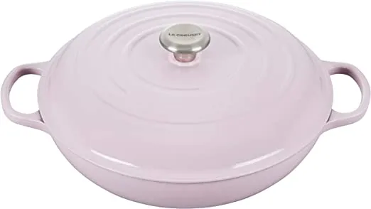 Le Creuset 5 Qt. Signature Braiser w/Stainless Steel Knob- Shallot- Personalized Engraving Available