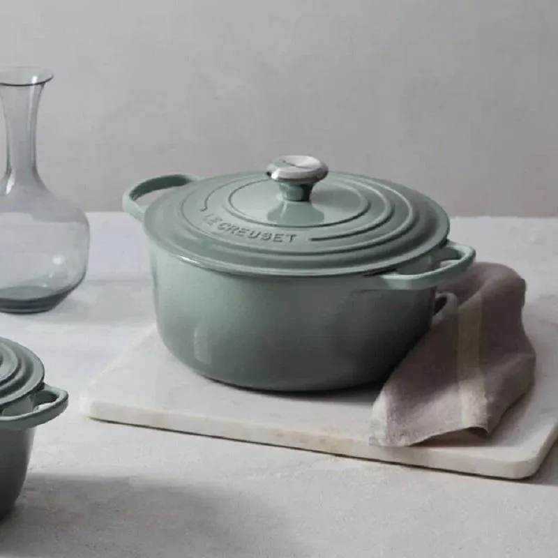 Le Creuset 5.5-Quart Enameled Cast Iron Dutch Oven - Sea Salt