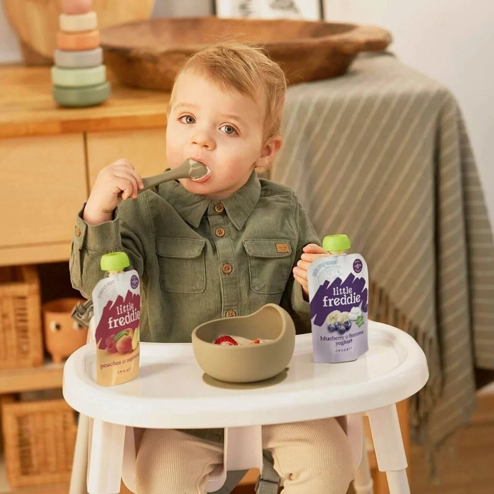 Little Freddie Organic Creamy Pink Lady Apple Greek Style Yoghurt 6  months 100g
