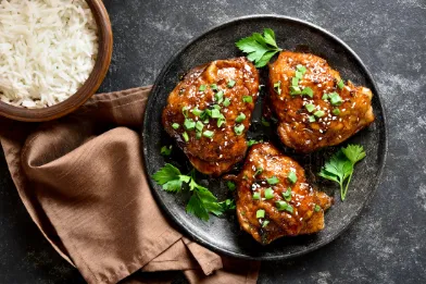 Marinated Boneless Skinless Sweet Thai Chili Chicken Thighs