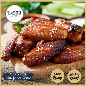 Marinated Mid Joint Wings (400g) - 3 Flavours