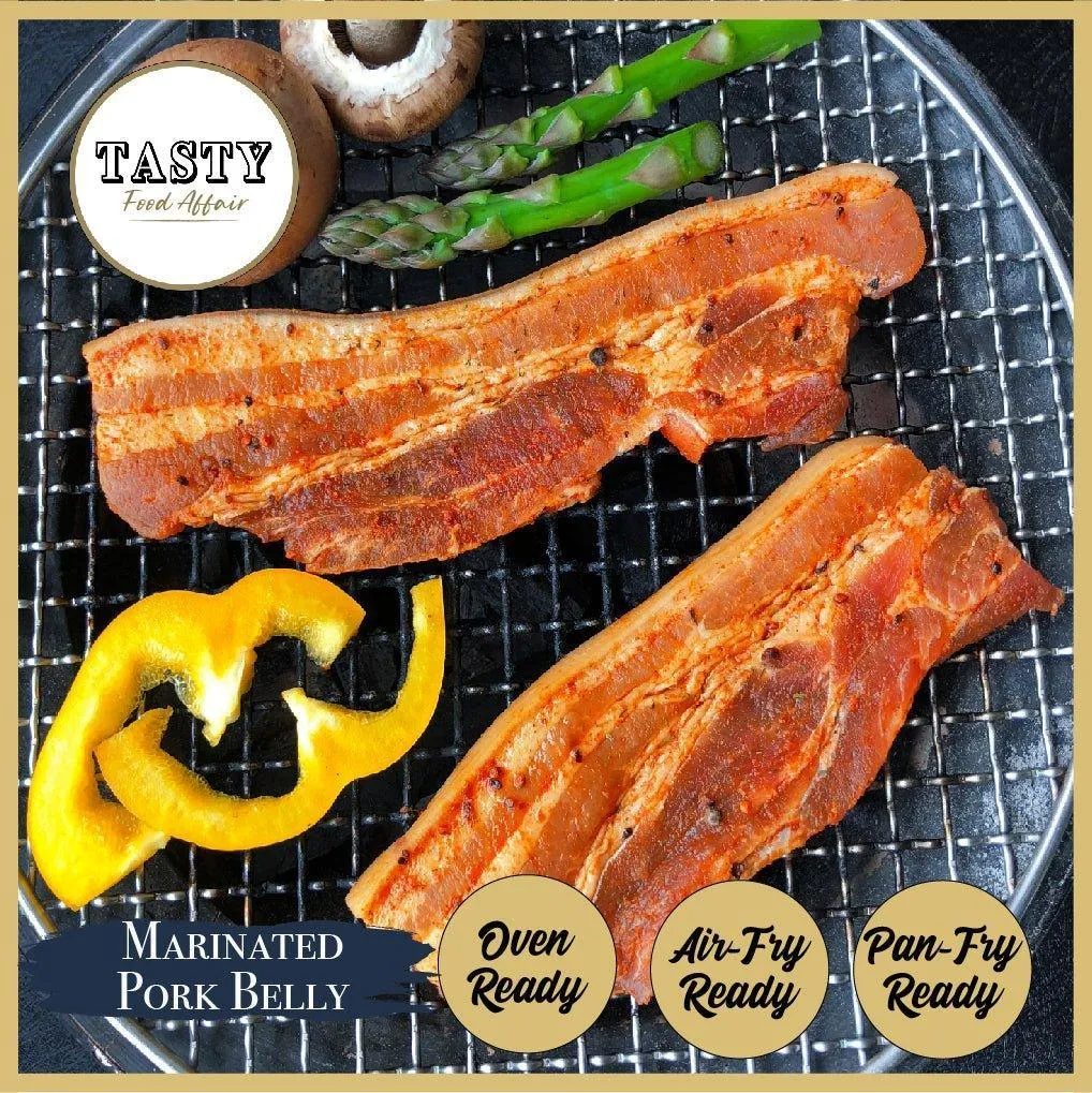 Marinated Pork Belly (350g) - 2 Flavours