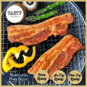 Marinated Pork Belly (350g) - 2 Flavours