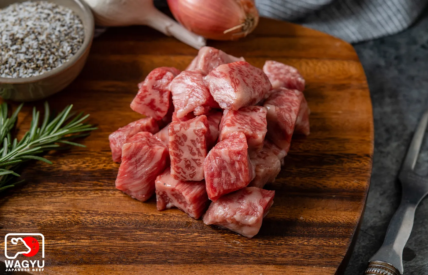 Miyazakigyu | A5 Wagyu Beef Short Rib Cubes ( 2 pkgs )