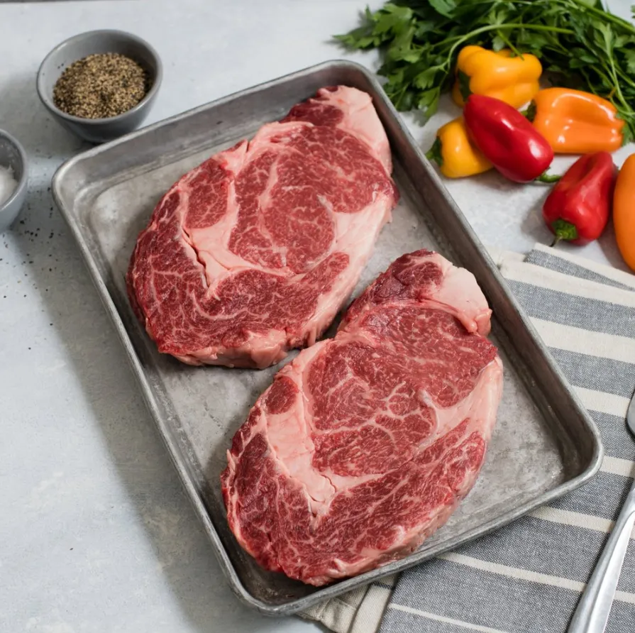 Natural American Wagyu Beef Portioned Ribeye Steak