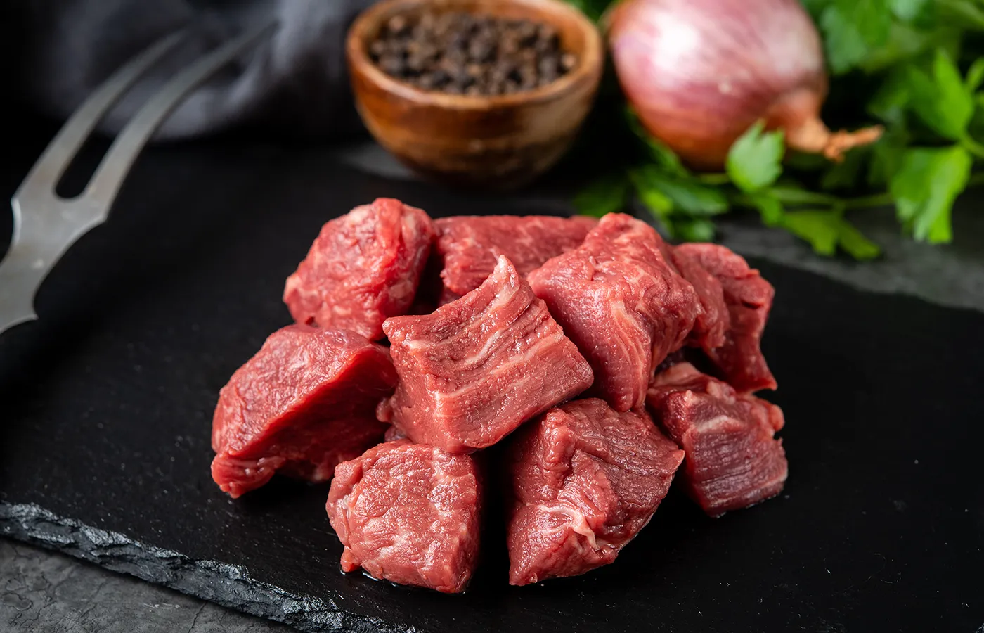Natural American Wagyu Beef Tenderloin Cubes (2 pkgs)