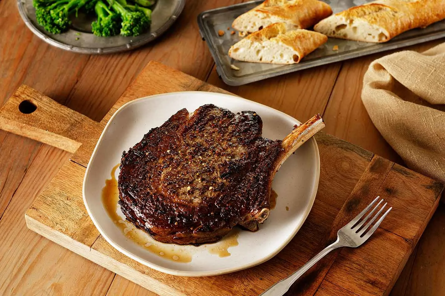 Natural Prime Cowboy Ribeye Steaks