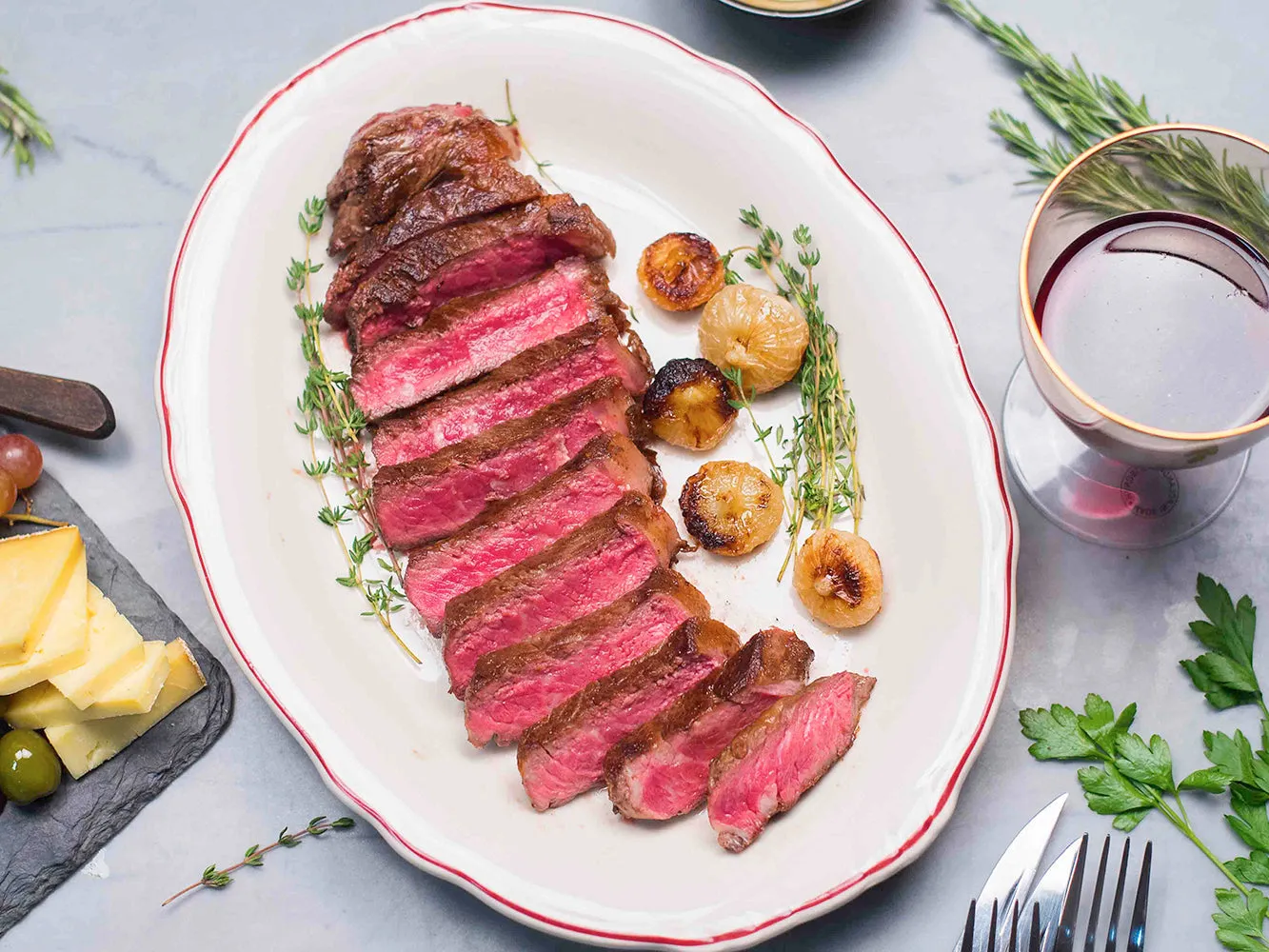 NY STRIP STEAKS