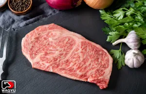 Olive Wagyu | A5 Wagyu Beef Striploin Steak
