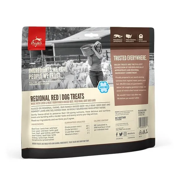 ORIJEN Freeze Dried Regional Red Dog Treats