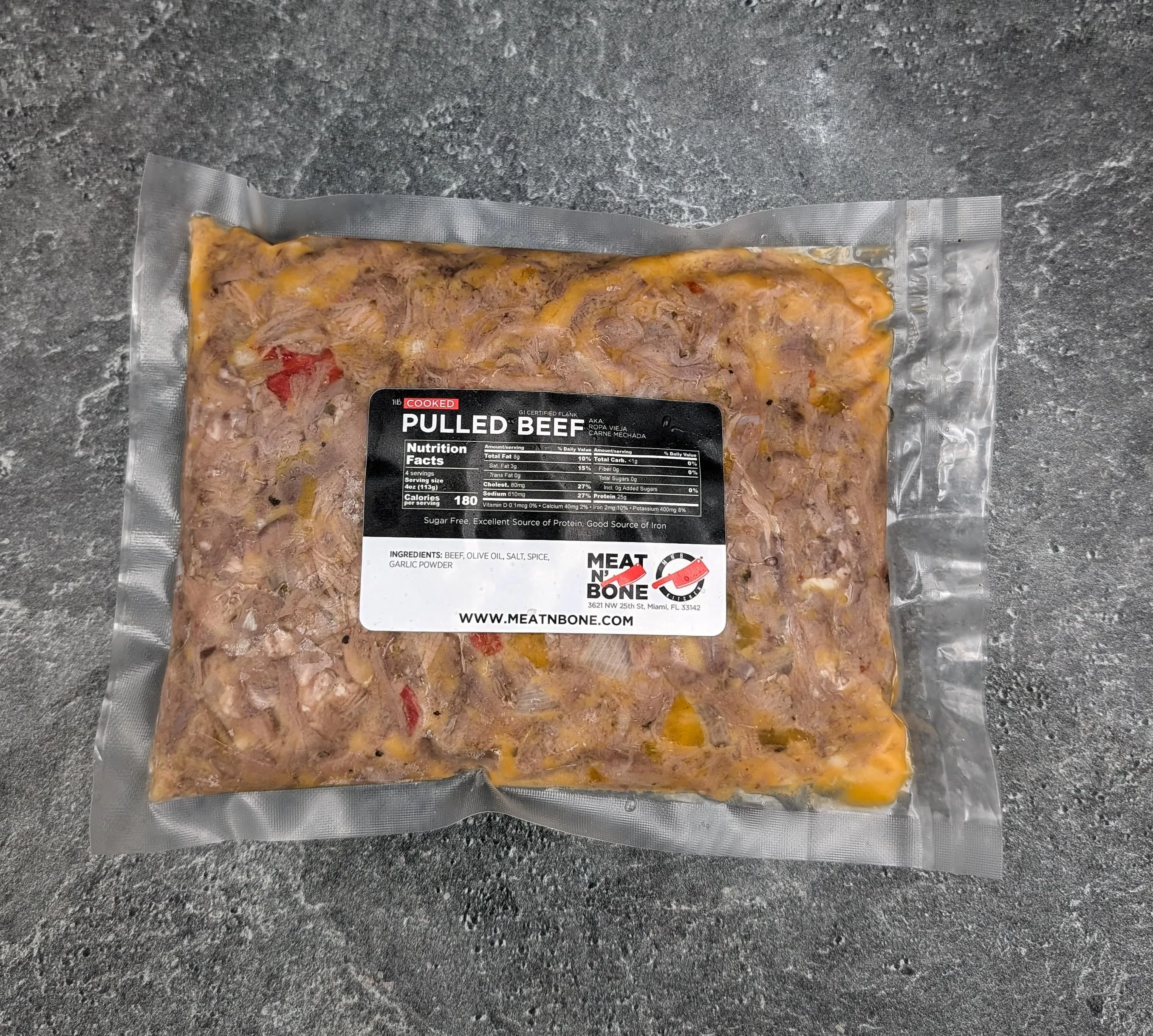 Pulled G1 Certified Beef | 1lb