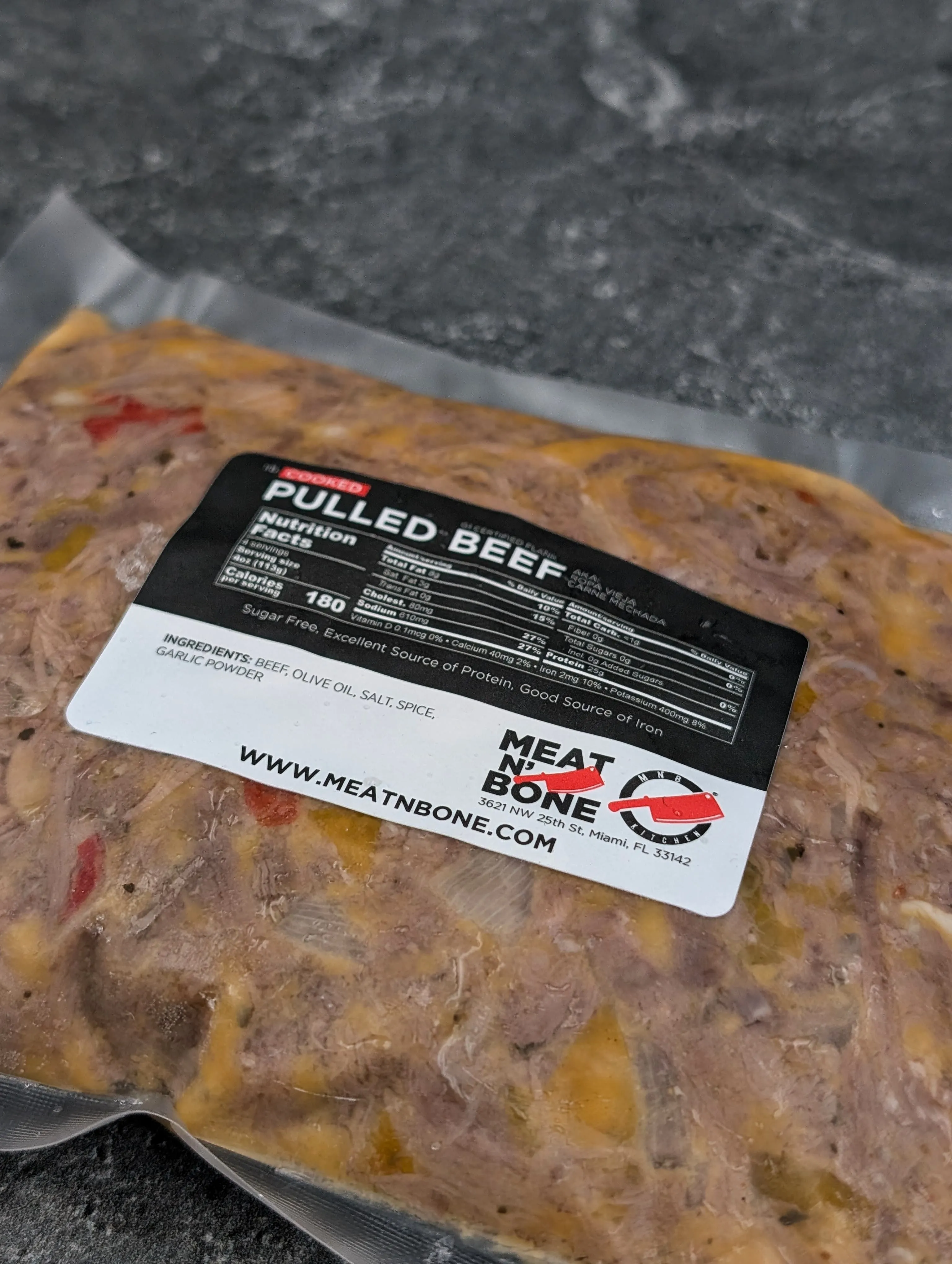 Pulled G1 Certified Beef | 1lb