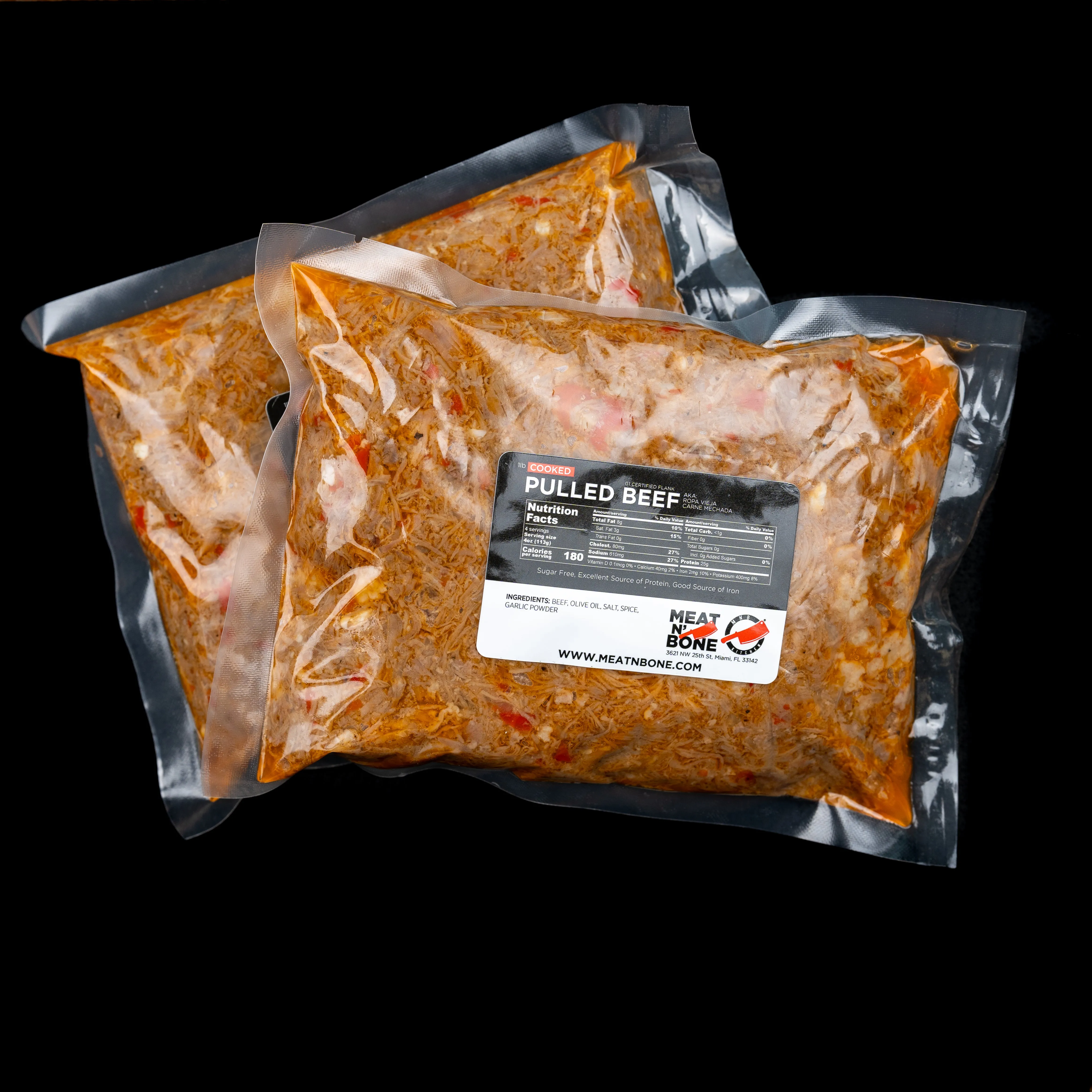 Pulled G1 Certified Beef | 1lb