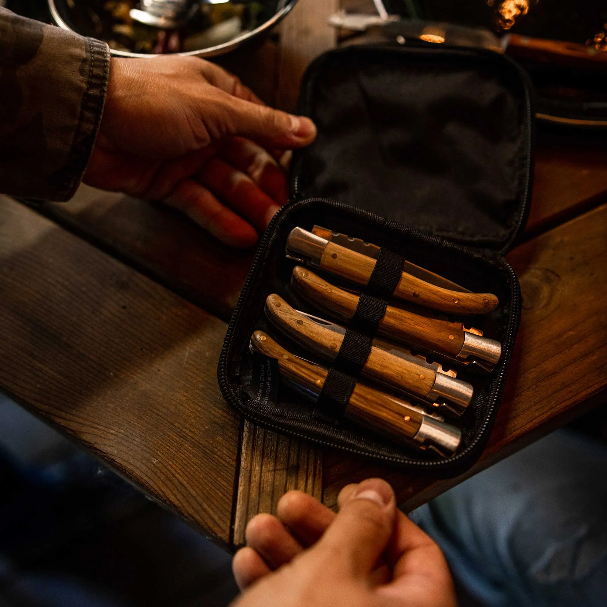 Rakau Folding Steak Knife Set