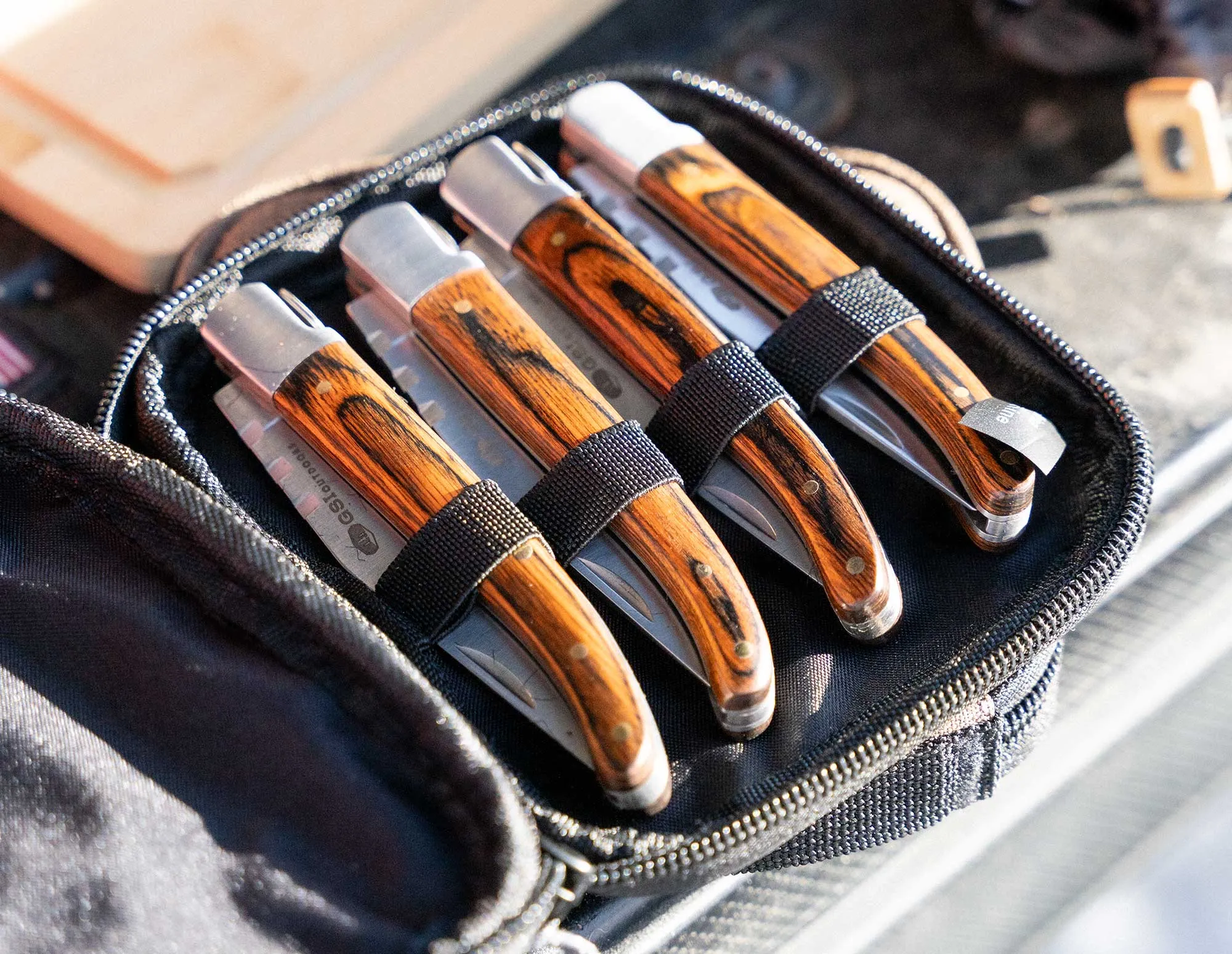 Rakau Folding Steak Knife Set