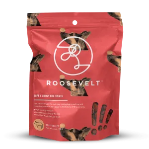 Roosevelt Soft & Chewy Dog Treats Beef Recipe