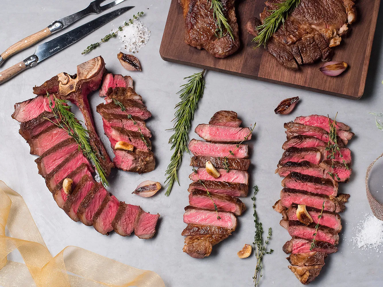SIGNATURE AKAUSHI WAGYU FIVE STEAK SAMPLER