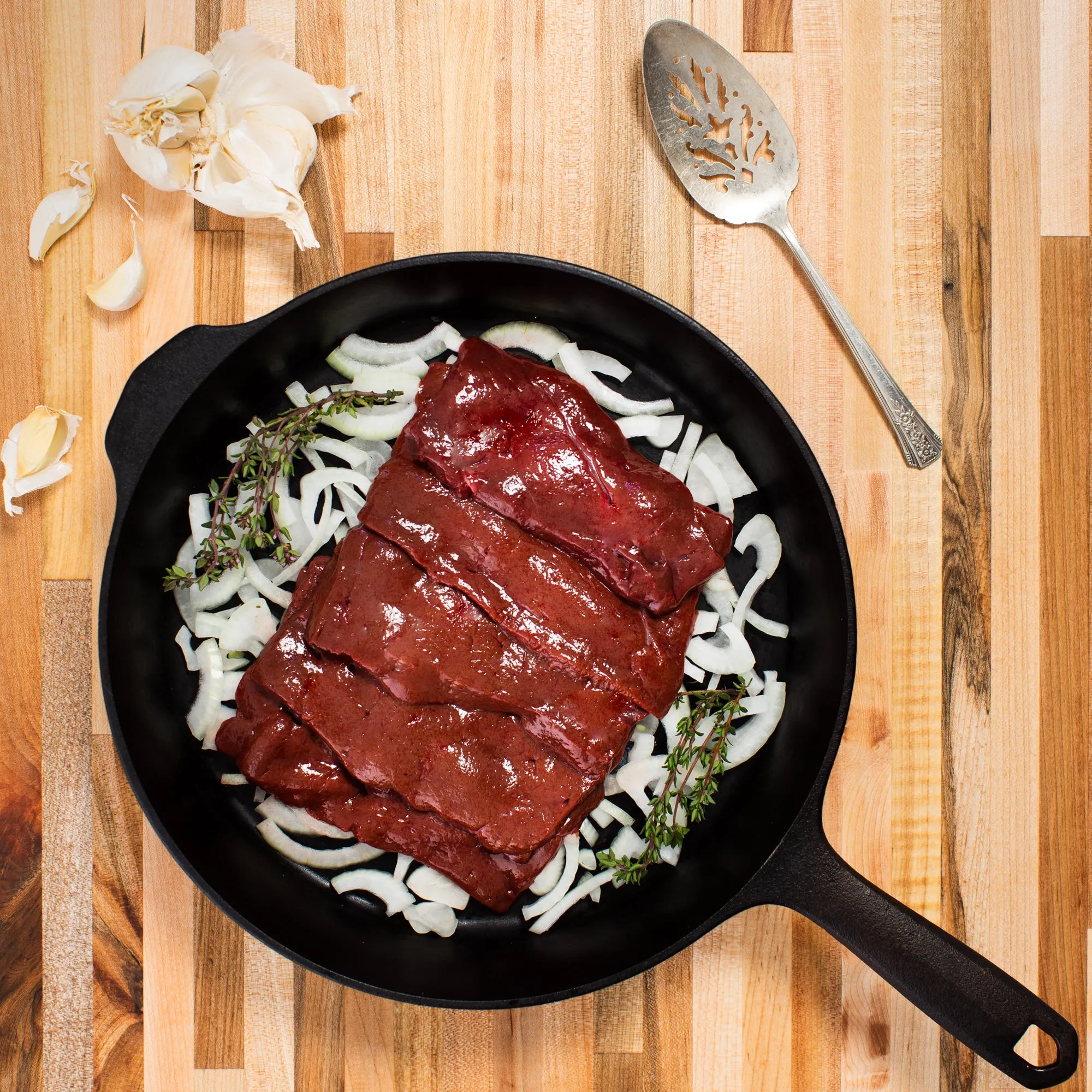 Sliced Beef Liver