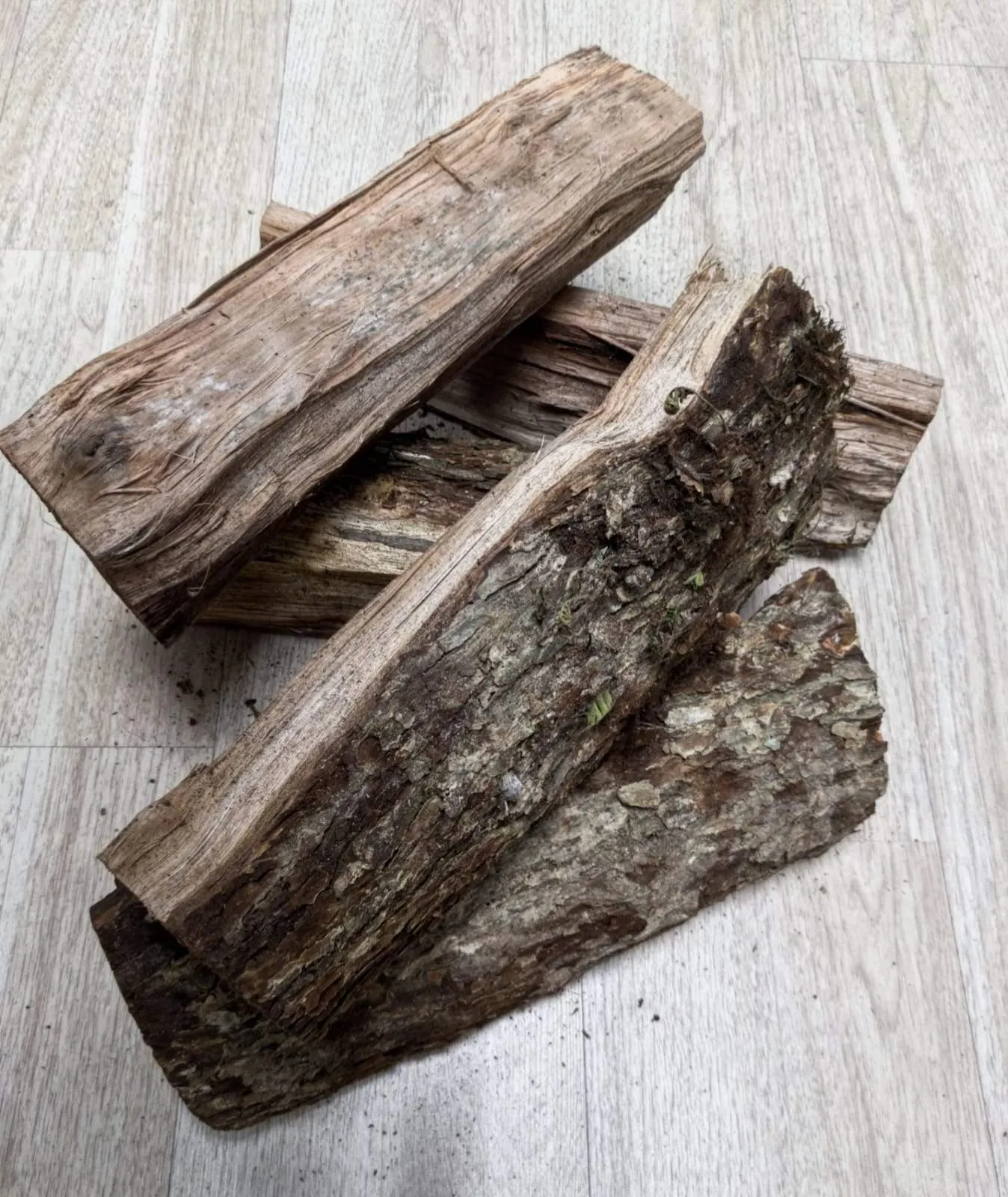Smoking Wood Log