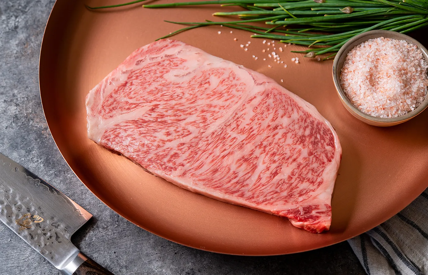 Takamori Drunken Wagyu | A5 Wagyu Beef Striploin Steak