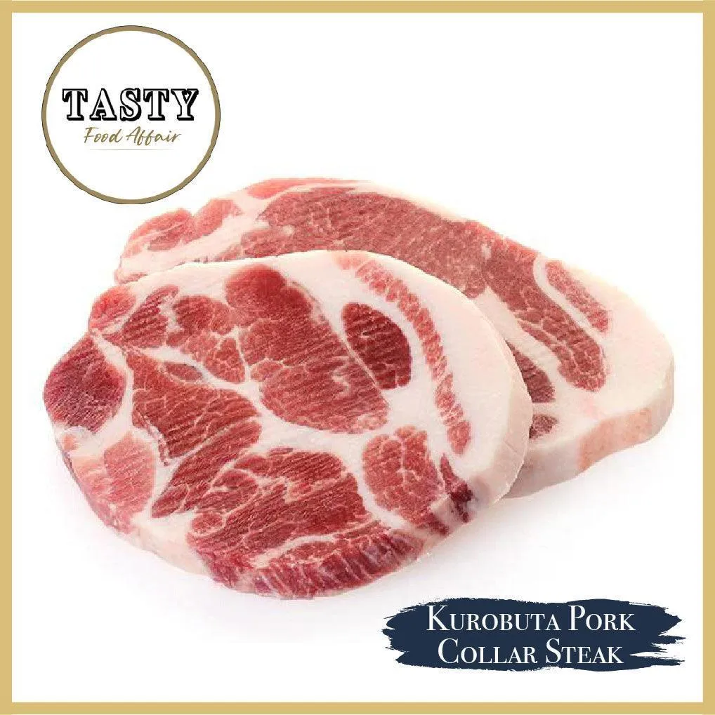 US Kurobuta Pork Collar - Chop / Yakiniku / Shabu Shabu