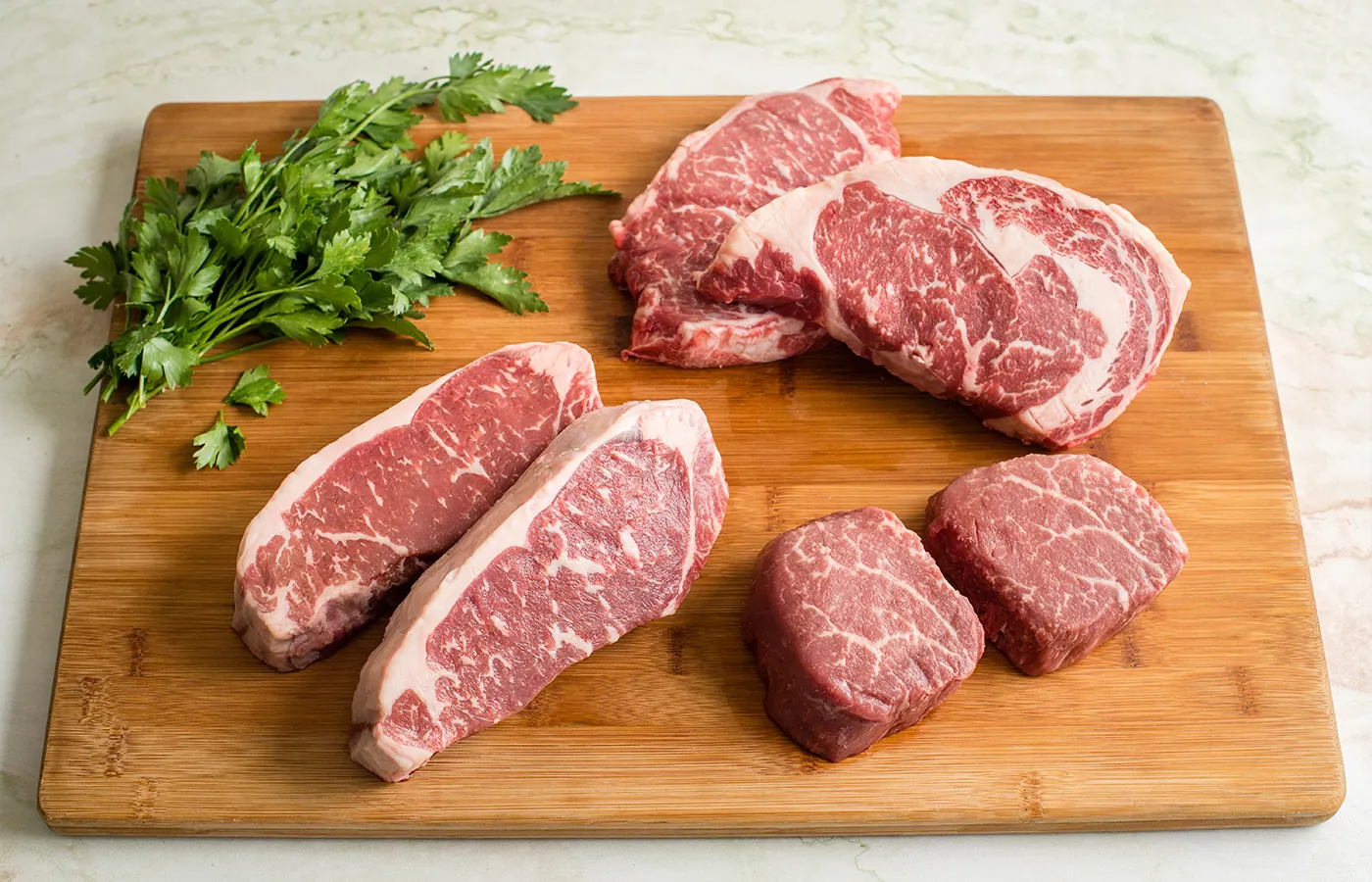 USDA Prime Angus Boneless Package w/ Filet Mignon