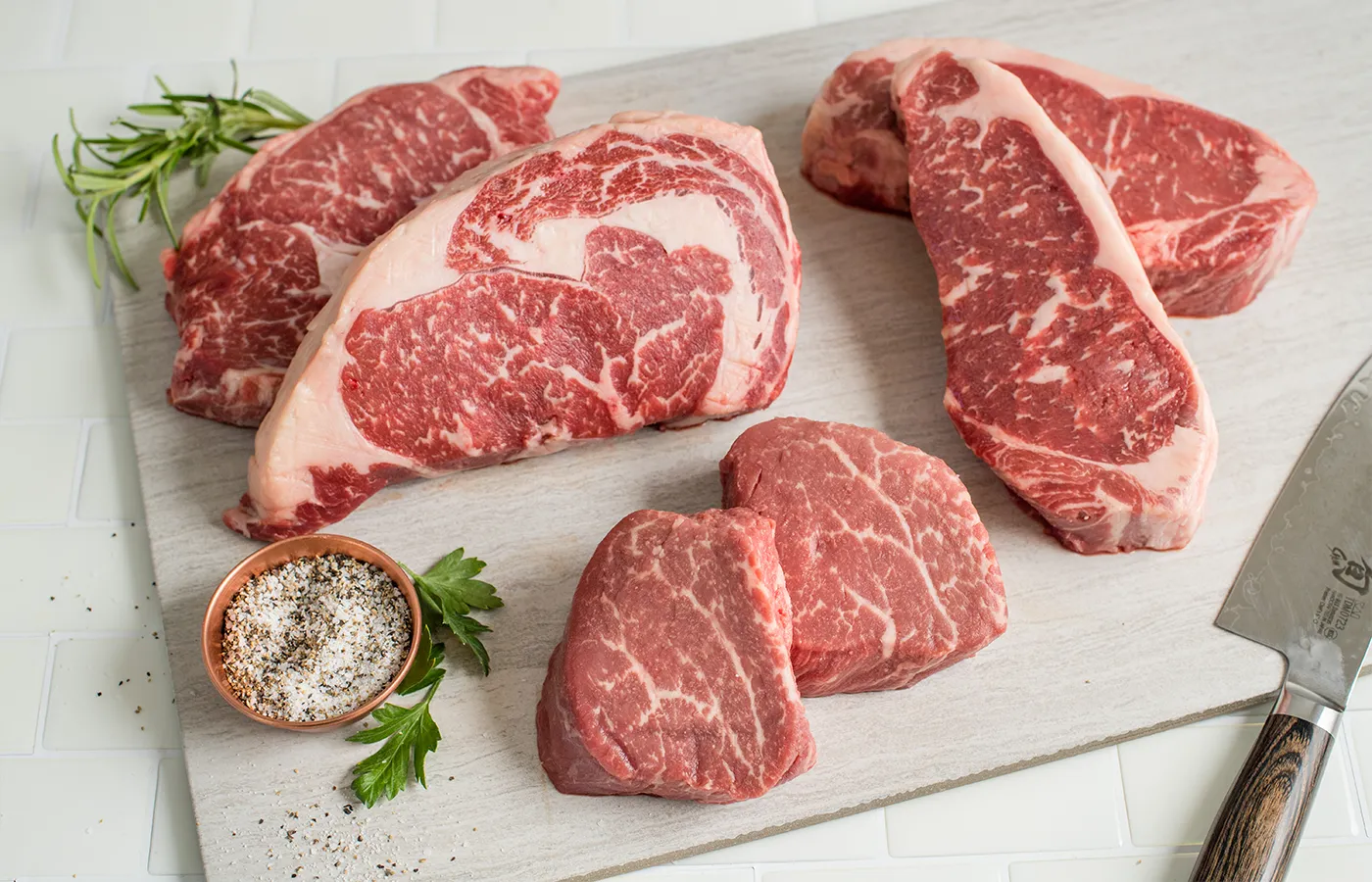 USDA Prime Angus Boneless Package w/ Filet Mignon