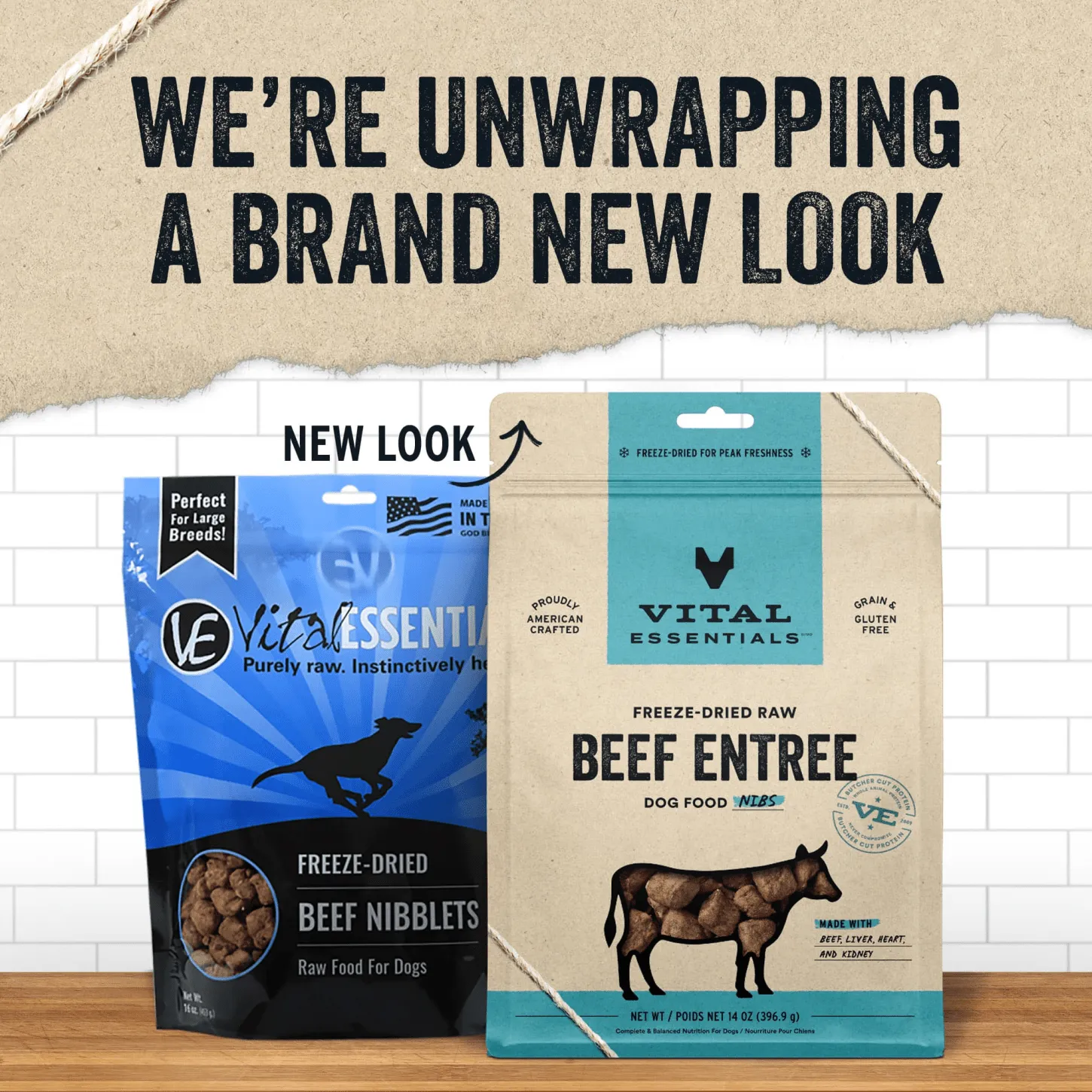 Vital Essentials Beef Entree Nibs Freeze-Dried Raw Dog Food