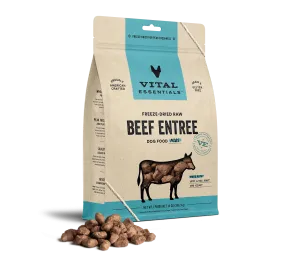 Vital Essentials Beef Entree Nibs Freeze-Dried Raw Dog Food
